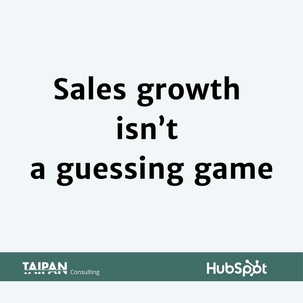 Zitat Sales Growth isnt a guessing game - 1000x1000